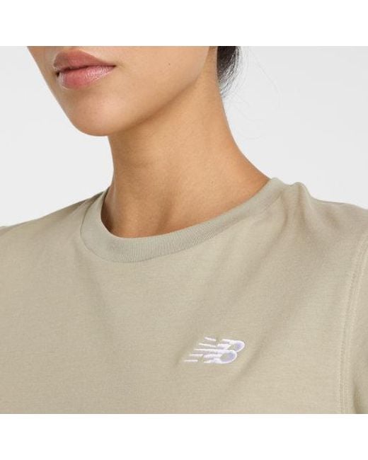 New Balance Natural Damen Sport Essentials Jersey T-Shirt