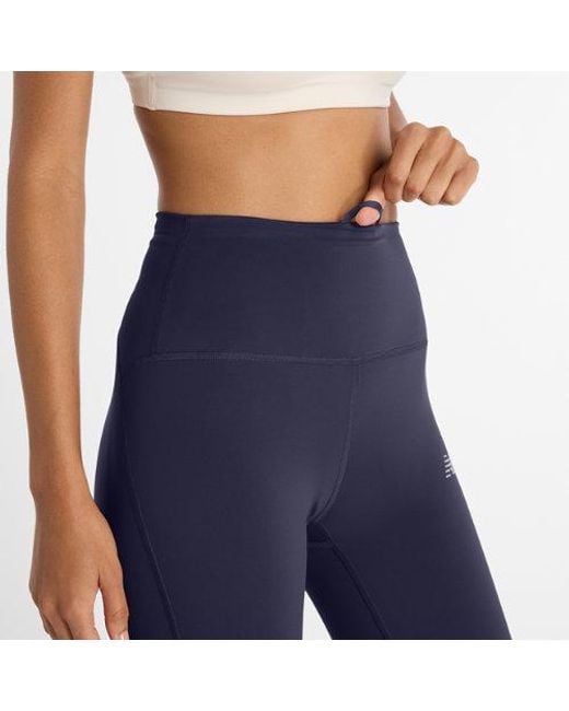 New Balance Blue Rc Legging 25"