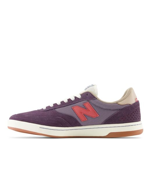 New Balance Nb Numeric 440 In Purple/red Suede/mesh for men