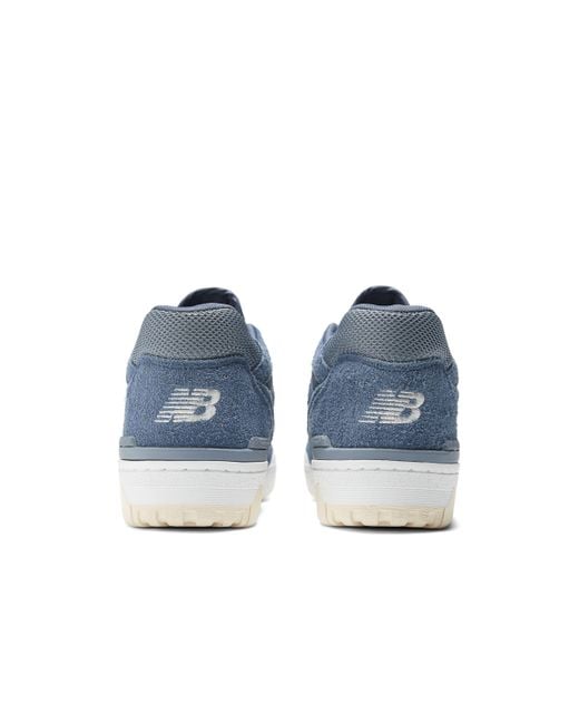 New Balance 550 In Grey/blue/beige Leather