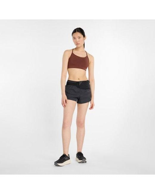New Balance Black Nb Essential Yoga Bra