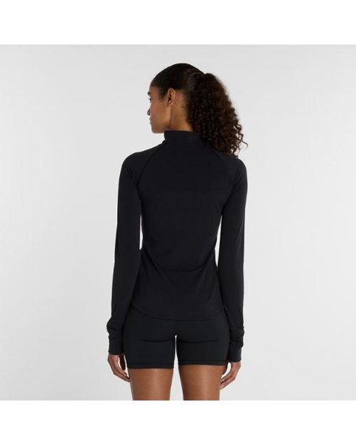 New Balance Black Nb Harmony Full Zip