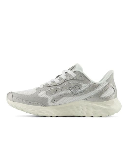 New Balance Gray Fresh Foam Arishi V4 Metallic Reflection Nb Warists4