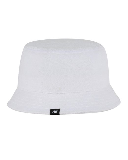 New Balance Terry Lifestyle Bucket Hoed in het White