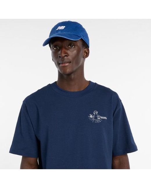 New Balance Blue Fountain T-Shirt for men