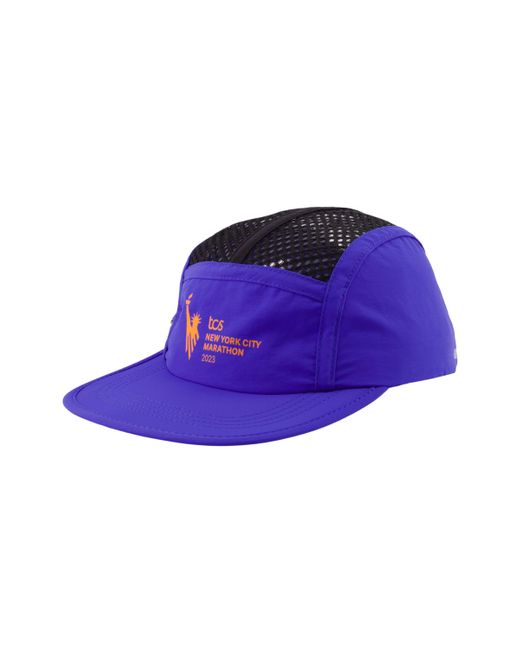 New Balance Purple Nyc Marathon Running Stash Hat