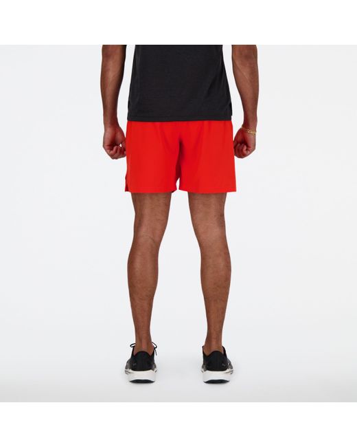 New Balance Red Rc Short 7" for men