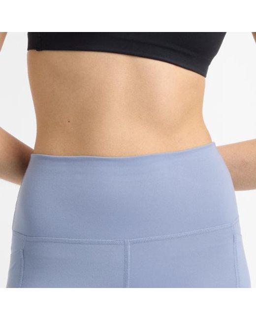 New Balance Blue Nb Harmony Pocket High Rise Legging 25"