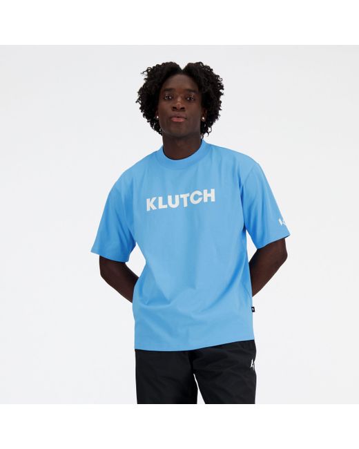 New Balance Blue Klutch X Nb Short Sleeve T-shirt for men