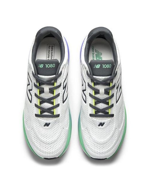 New Balance Green 1080V15 Running Shoes for men