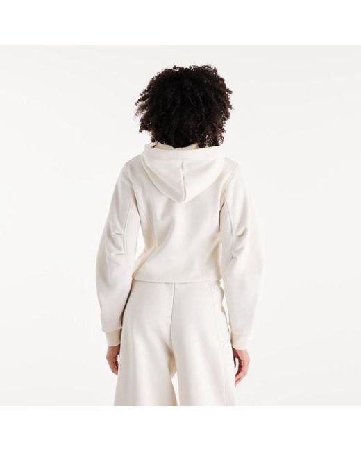 New Balance White Athletics Crafted Fleece Full Zip