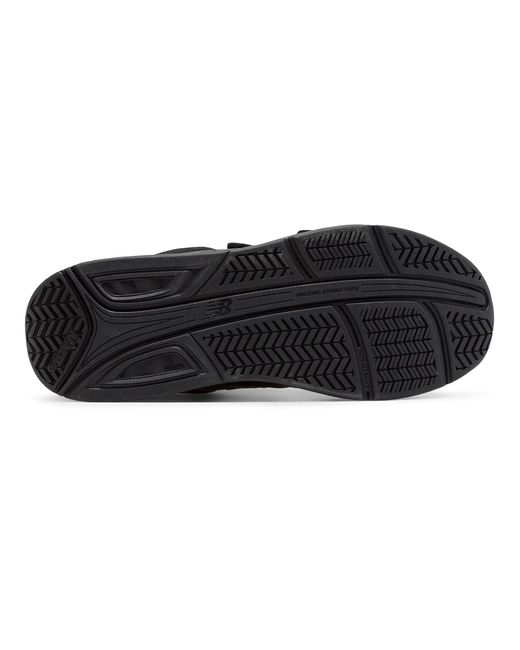new balance hook and loop mens leather trainers