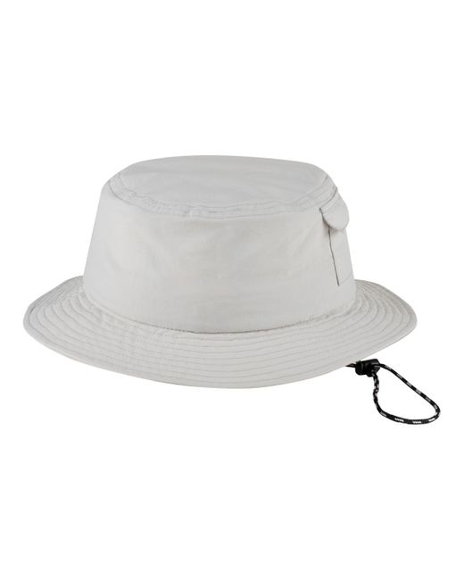 New Balance Gray Cargo Bucket Hat In Grey Nylon