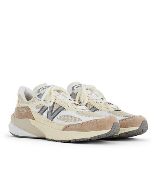 Made in usa 990v6 in marrone/beige di New Balance in White da Uomo