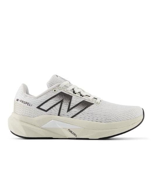 New Balance White Fuelcell Propel V5