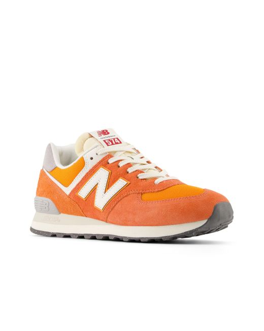 New Balance Multicolor 574 in rot/weiß