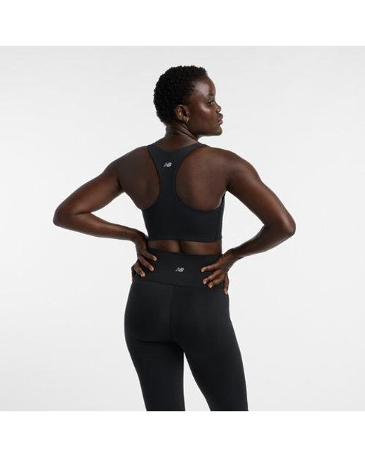 New Balance Black Nb Define Train Bra