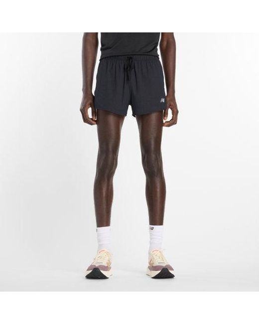 New Balance Black Rc Ultra Light Split Short 3" for men