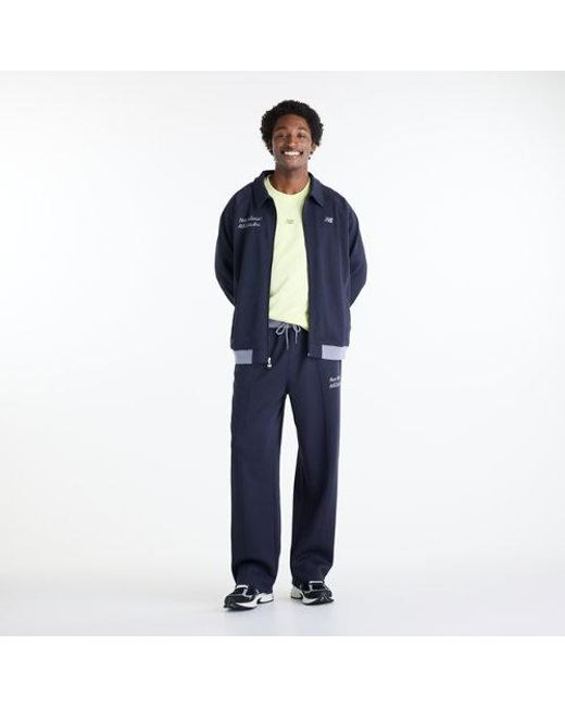 New Balance Blue Sport Legacy Pique Pant for men