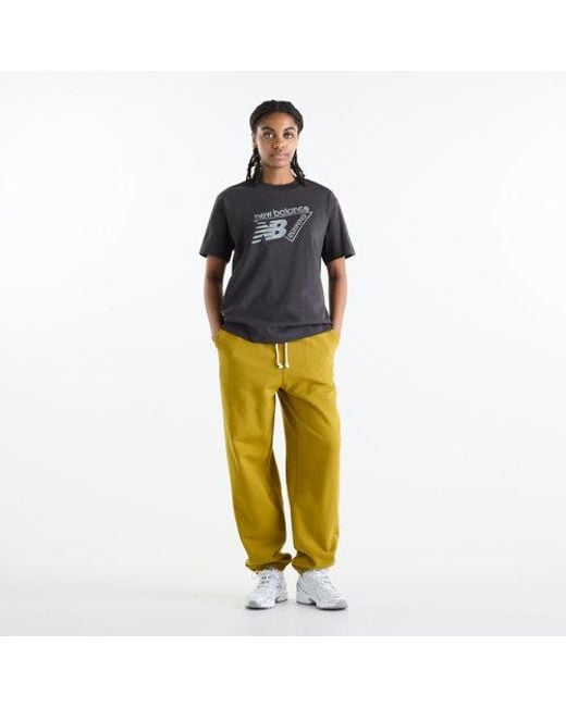 New Balance Black Classic Tri-Logo T-Shirt