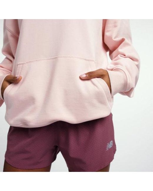 New Balance Gray Athletics French Terry Hoodie