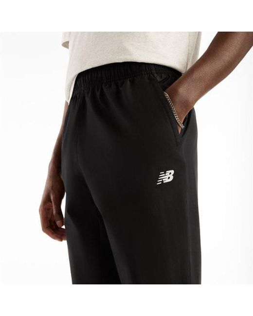 New Balance Black Utility Woven Pant for men