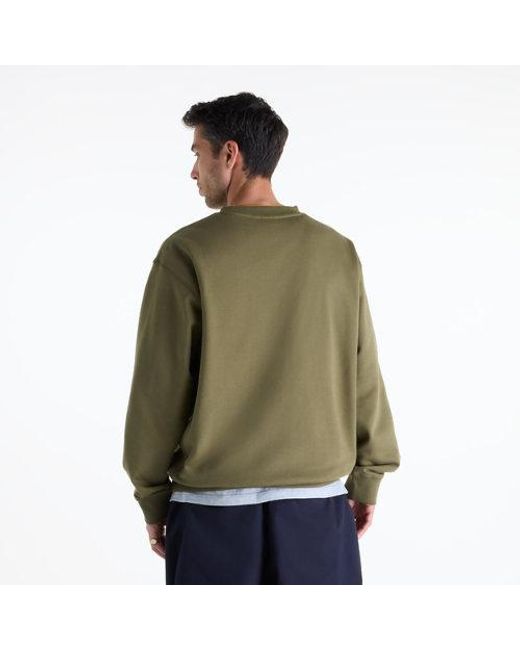 New Balance Green Numeric French Terry Crew for men