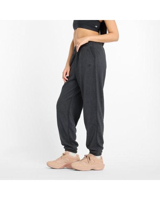 New Balance Black Polar Fleece Pant