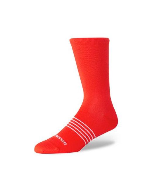 New Balance Red Pro Run Graphic Crew Socks 1 Pair