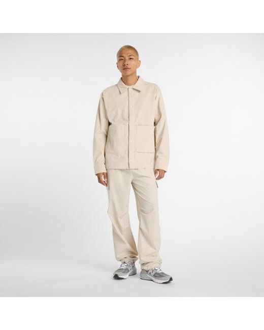New Balance Natural Stretch Corduroy Overshirt for men