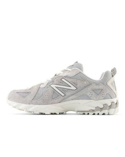 New Balance 610v1 In Grey/white/brown Suede/mesh for men