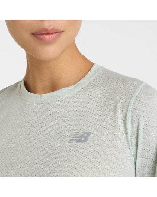 New Balance White Rc Essential T-Shirt