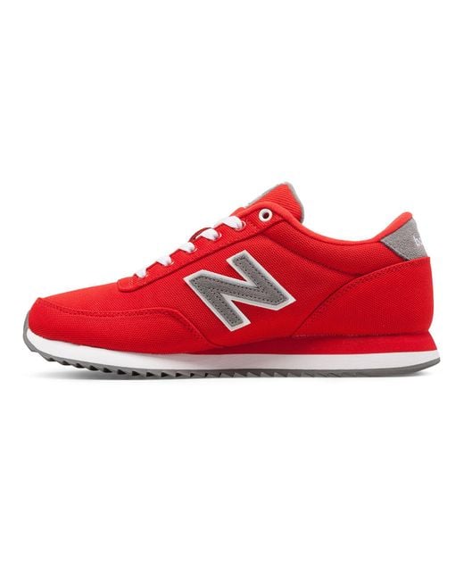 New Balance Rubber 501 Ripple Sole in Red | Lyst