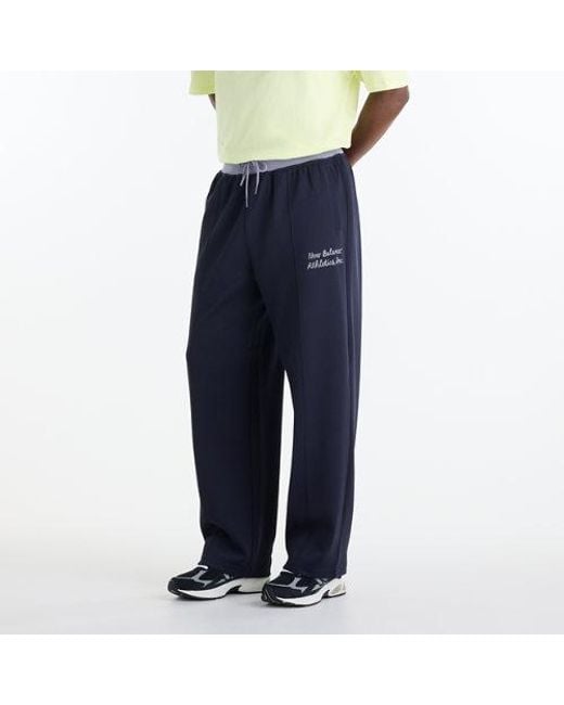 New Balance Blue Sport Legacy Pique Pant for men