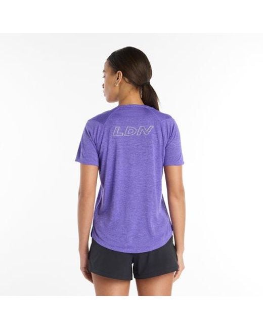 New Balance Purple London Edition Rc Essential T-Shirt