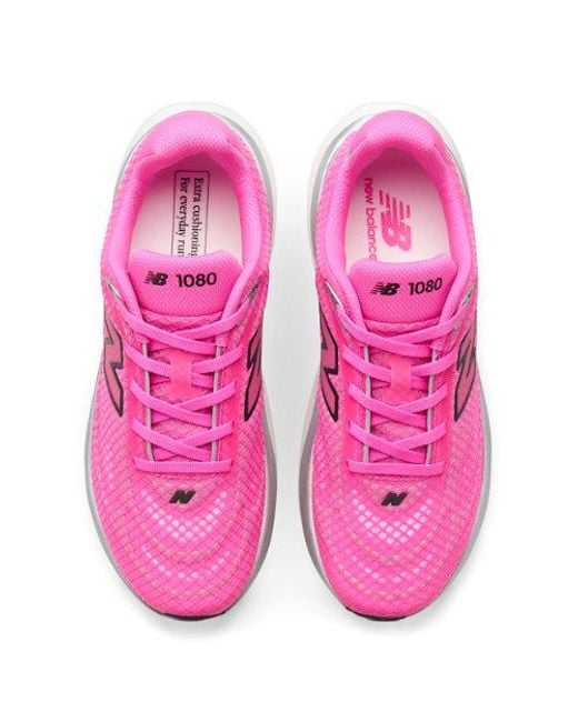 New Balance Pink 1080V15 Breathe Running Shoes