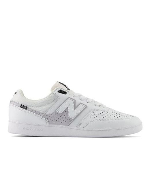 New Balance White Nb Numeric Brandon Westgate 508 Skateboarding Shoes for men