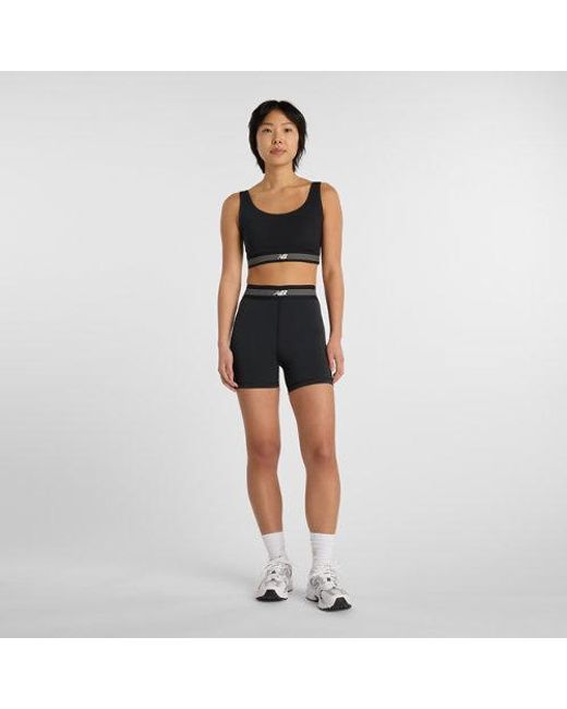 New Balance Black Ac Train Bra