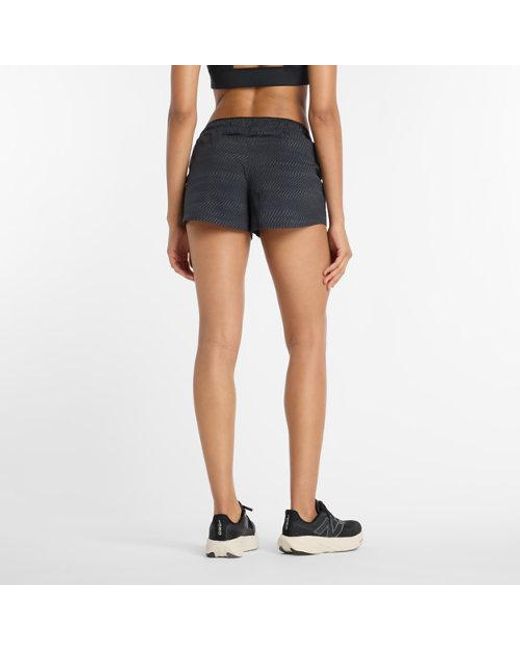 New Balance Blue Rc Reflective Short 3"