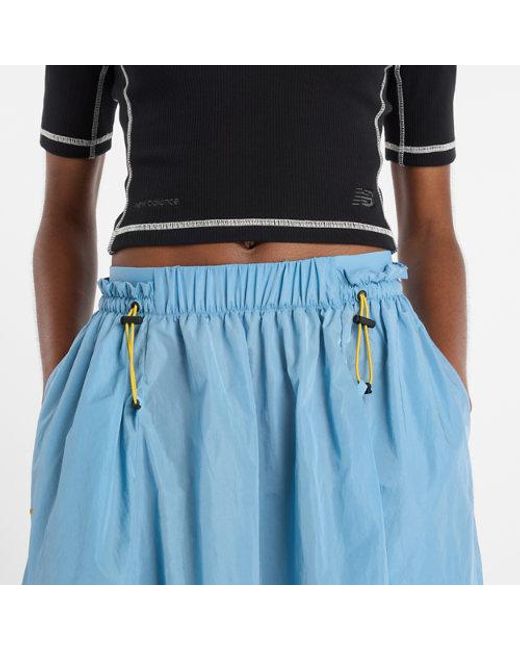 New Balance Blue Damen Nb Circular Skirt