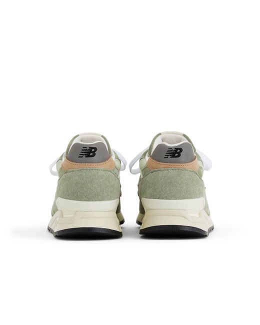 New Balance White Made in usa 998 in grün/beige
