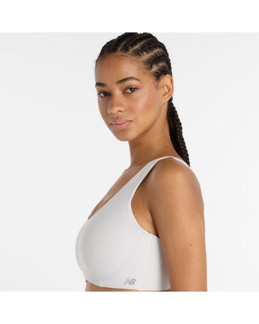 New Balance Gray Damen Nb Rc Bra
