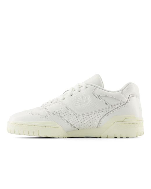 New Balance 550 In White/beige/green Leather for men