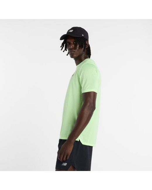 New Balance Green Rc Essential T-Shirt for men