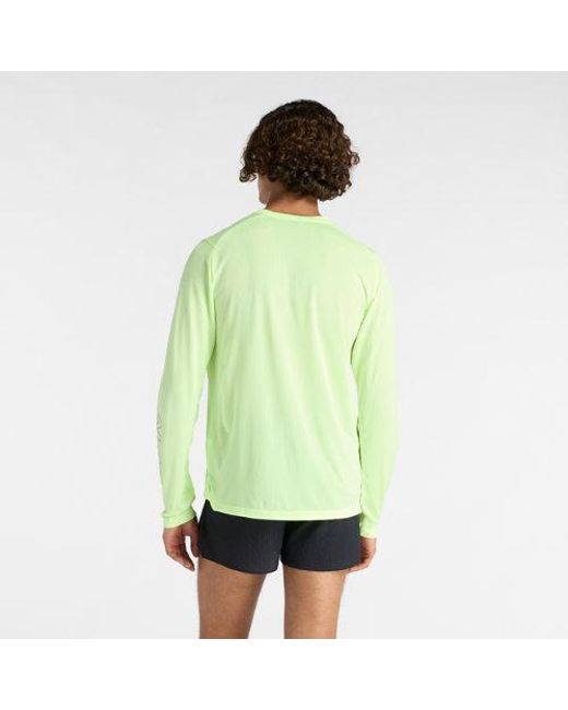 New Balance Green London Edition Rc Essential Long Sleeve for men