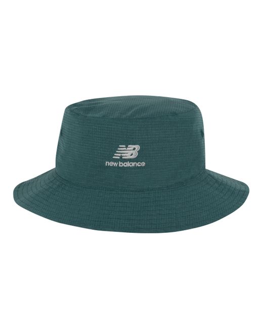 New Balance Green And Reversible Bucket Hat