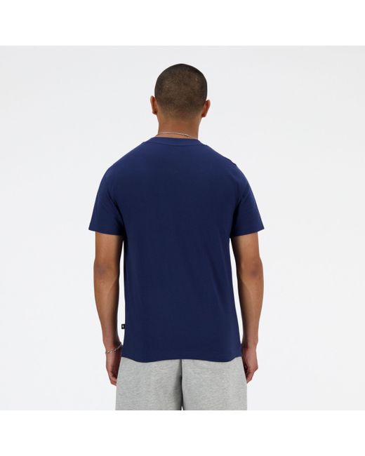 New Balance Sport essentials triathlon t-shirt in blau in Blue für Herren