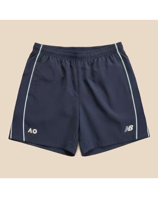 New Balance Blue Australian Open Tournament Novelty Short for men