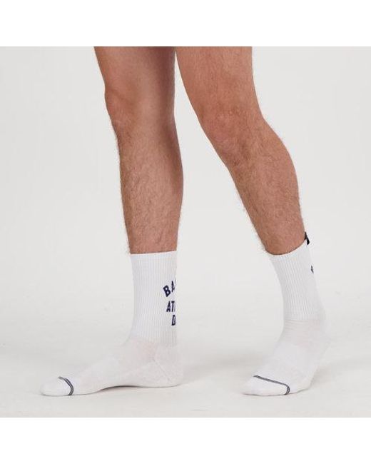 Unisexe Lifestyle Midcalf Socks 2 Pack En, Cotton, Taille New Balance en coloris Blue