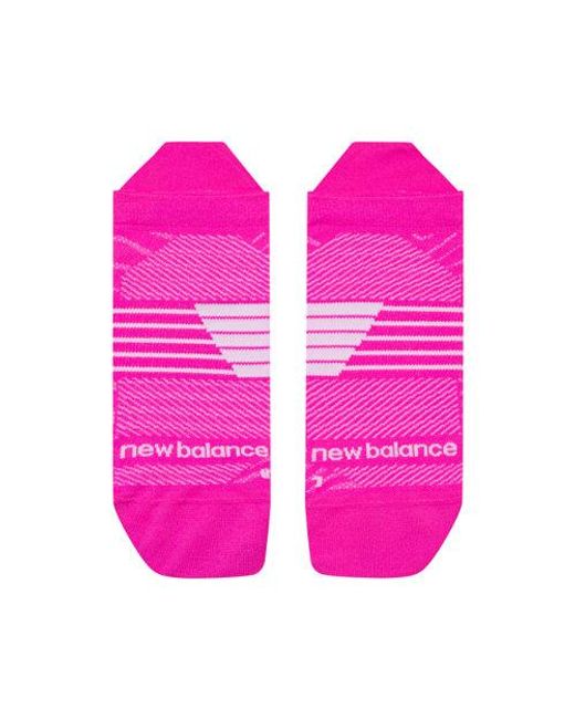New Balance Pink Pro Run Tab Socks 1 Pair